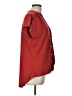 Fortune + Ivy Red Short Sleeve Blouse Size L - photo 4