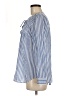 Talbots Stripes Blue Long Sleeve Blouse Size M - photo 5