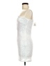 Windsor Metallic Silver Cocktail Dress Size M - photo 5