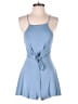 Blue Blush Solid Blue Romper Size S - photo 1