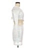 Windsor Metallic Silver Cocktail Dress Size M - photo 4