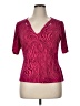 Bold Elements Pink Short Sleeve Top Size XL - photo 1