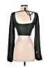 ASOS Design Green Long Sleeve Top Size 0 - photo 2
