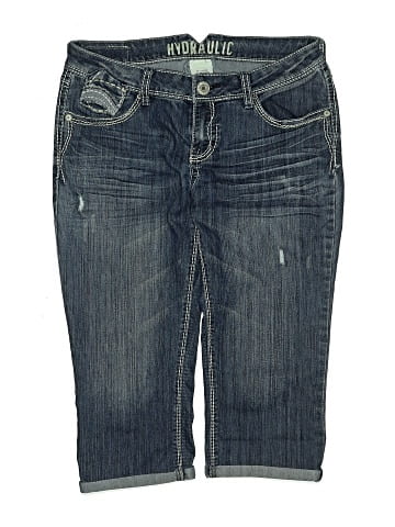 Hydraulic Denim Shorts (view 1)