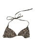 Esmara Animal Print Gold Swimsuit Top Size 6 - photo 1