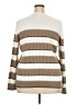 Karen Scott 100% Cotton Stripes Tan Pullover Sweater Size XXL - photo 2