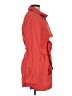 Donna Karan New York Red Trenchcoat Size M - photo 4