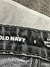 Old Navy Stripes Black Jeans Size 6 - photo 6