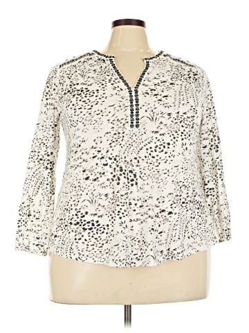 Lucky Brand 3/4 Sleeve Blouse (view 1)