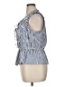 CeCe Blue Sleeveless Blouse Size XL - photo 5