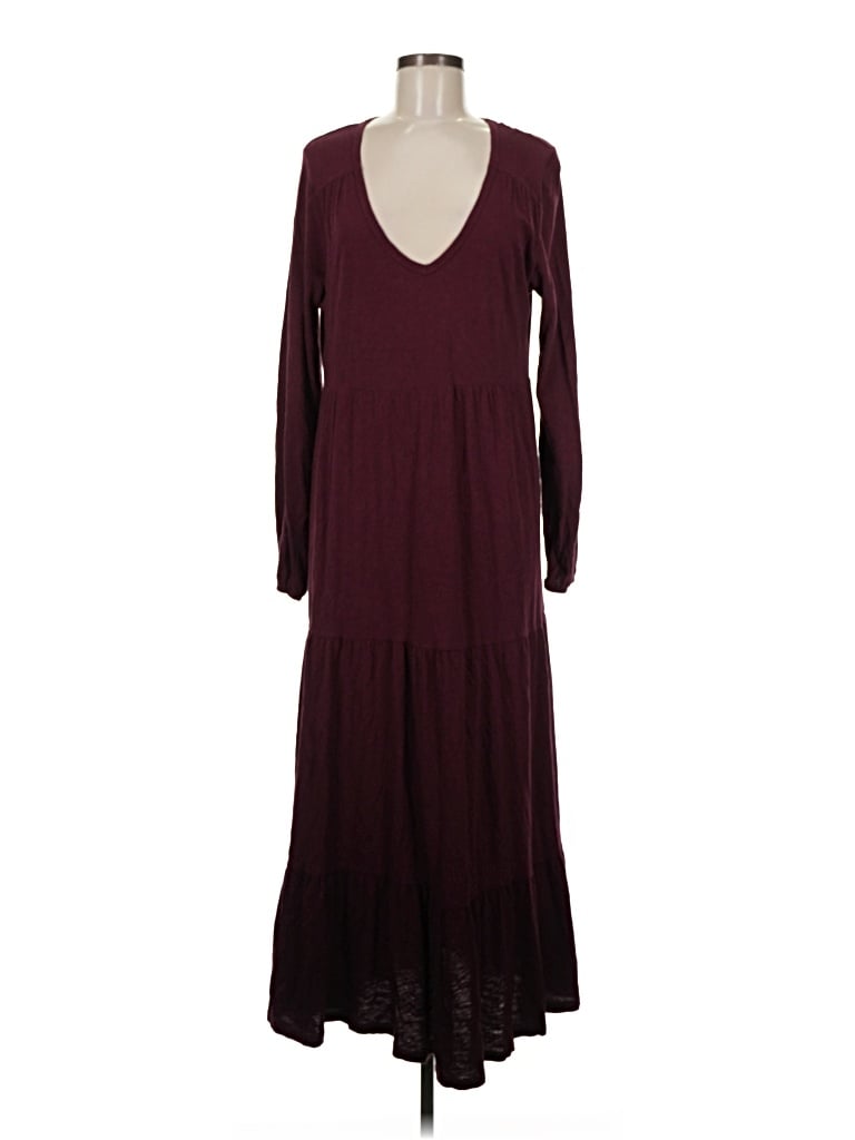 Pre-owned Z Supply Casual Dress In Burgundy