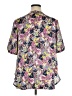 Vince Camuto 100% Polyester Floral Pink Short Sleeve Blouse Size 1X - photo 2
