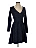 Alya Solid Gray Casual Dress Size XS - photo 1
