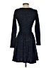 Alya Solid Gray Casual Dress Size XS - photo 2