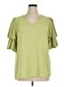 Unbranded Green Short Sleeve Blouse Size XL - photo 1