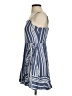 Express 100% Rayon Stripes Blue Casual Dress Size S - photo 5
