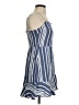 Express 100% Rayon Stripes Blue Casual Dress Size S - photo 4