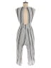 Illa Illa Stripes Black Silver Jumpsuit Size M - photo 2