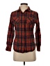 Guide Series 100% Cotton Plaid Red Long Sleeve Button-Down Shirt Size S - photo 1