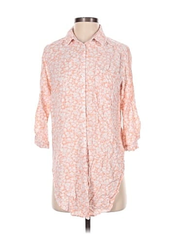 Lost + Wander 3/4 Sleeve Button-Down Shirt (view 1)
