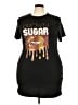 ChicMe Black Short Sleeve Top Size 4XL - photo 1