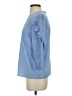 J. McLaughlin Blue 3/4 Sleeve Blouse Size S - photo 5