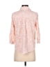 Lost + Wander 100% Rayon Aztec Or Tribal Print Bow Print Camo Chevron-herringbone Color Block Damask Pink Orange 3/4 Sleeve Button-Down Shirt Size XS - photo 2
