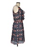 Collective Concepts 100% Polyester Hearts Orange Casual Dress Size M - photo 4