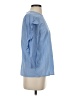 J. McLaughlin Blue 3/4 Sleeve Blouse Size S - photo 4