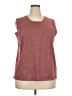 Susan Graver Burgundy Sleeveless Top Size 2X - photo 1