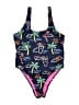 Chubbies Graphic Blue One Piece Swimsuit Size M - photo 1