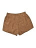 Vestique 100% Polyester Solid Brown Shorts Size M - photo 2