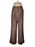 Maeve Chevron-herringbone Brown Dress Pants Size L - photo 1