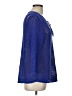 Chico's Blue 3/4 Sleeve Blouse Size Lg (2) - photo 4