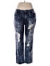Forever 21 Plus Tie-dye Blue Jeans Size 14 Plus - photo 1