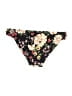 Sunsets Floral Black Swimsuit Bottoms Size M - photo 2