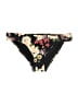 Sunsets Floral Black Swimsuit Bottoms Size M - photo 1
