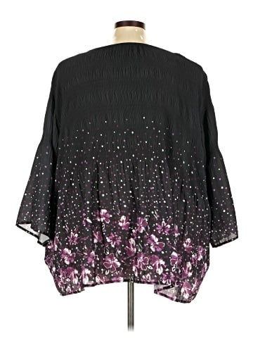 Jessica London 3/4 Sleeve Blouse (view 2)