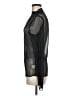BBX Lephsnt 100% Polyester Metallic Silver Long Sleeve Top Size M - photo 5
