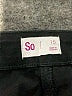 SO Solid Black Denim Skirt Size 15 - photo 4