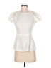Unbranded Ivory Short Sleeve Blouse Size P (petite) - photo 1