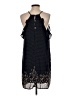 Blue Rain 100% Polyester Stars Black Casual Dress Size M - photo 2