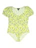 ModCloth Yellow Short Sleeve Blouse Size L - photo 1