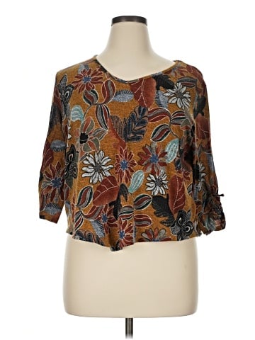 Alfred Dunner 3/4 Sleeve Blouse (view 1)