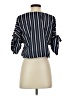 MICHAEL Michael Kors 100% Polyester Blue 3/4 Sleeve Blouse Size S - photo 2