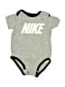 Nike Graphic Gray Short Sleeve Onesie 6-9 MO / 9 MO - photo 1