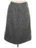 Gilmor Chevron-herringbone Gray Wool Skirt Size 18 - photo 1