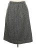 Gilmor Chevron-herringbone Gray Wool Skirt Size 18 - photo 2