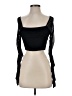 Shein Black Long Sleeve Top Size S - photo 1