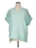 L.L.Bean 100% Cotton Teal Short Sleeve Blouse Size 1X - photo 1